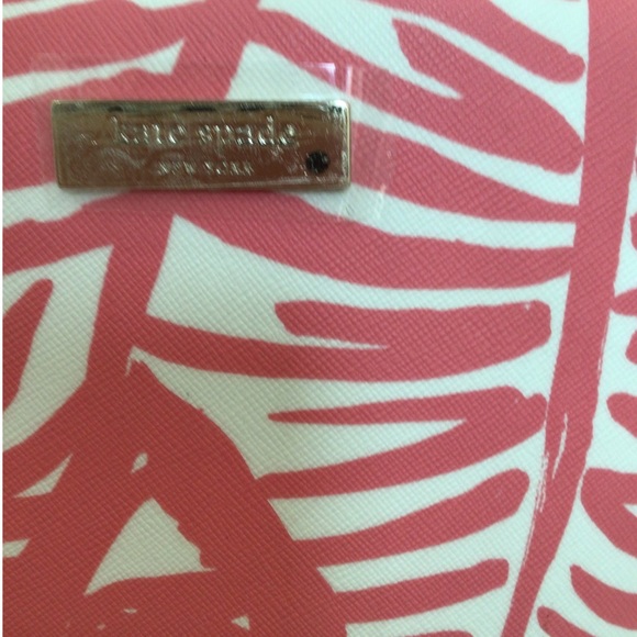 ♥️sold♥️RETIRED Kate Spade Grant Street Tropical Palm Juno Tote - Picture 2 of 11